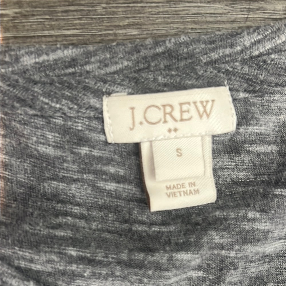 J. Crew Embroidered Floral Design Tee - Picture 3 of 5
